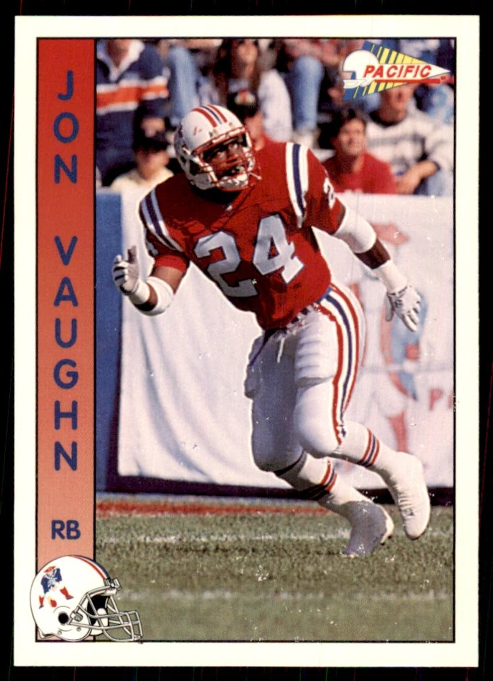 1992 Pacific Jon Vaughn Football Cards #195 - Image 1 of 2