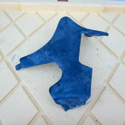 Honda Shadow 700 VT700C 1987 OEM cubierta del ventilador del radiador izquierdo Foto 1 de 4