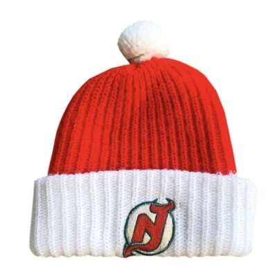 Gorro vintage New Jersey Devils rojo/blanco/verde usado Foto 1 de 3
