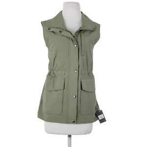 Eddie Bauer NEU 99 $ Trekker Gr. XS grün speziell gefärbte Baumwollweste mit Taschen - Bild 1 von 19
