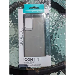 FOR SAMSUNG GALAXY A03 QUICKCELL ASAHI TEMPERED GLASS/SMOKE CASE FAST SHIPPING - Picture 1 of 6