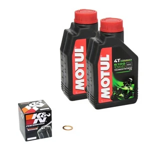 Suzuki DR 500 S, anno 81-83 MOTUL 5100 olio + filtro olio K&N - Foto 1 di 1