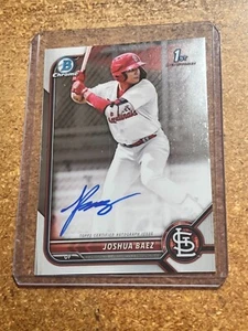 2022 Bowman Chrome Baseball 1st Bowman Card # CPA JB Joshua Baez Autograph - Picture 1 of 2
