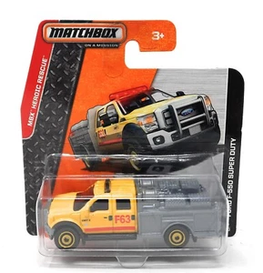 Matchbox Superfast Ford F-550 Super Duty Fire. #82 MBX 2014. short blister - Picture 1 of 2