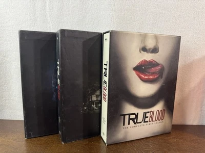TRUE BLOOD Series Seasons 1 2 & 3 Complete Seasons DVD Box Sets Tested Works - Image 1 of 2