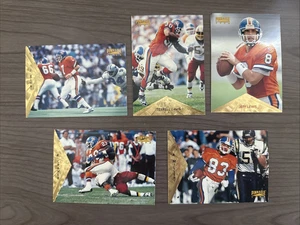 1996 Pinnacle Football Card Lot Denver Broncos John Elway 67, Davis 29, + More - Picture 1 of 2