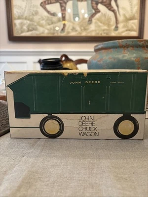 Carro portabrocas de forraje Ertl John Deere vintage # 533 1/16 con caja Foto 1 de 4