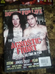 DOWN FOR LIFE Hardcore Punk Crossover UK Magazine AGNOSTIC FRONT 2019 Issue 7 - Picture 1 of 3
