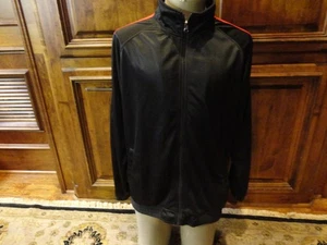 Giacca da pista vintage anni 90 Active Joe nera rossa full zip adatta per adulti L bella - Foto 1 di 9