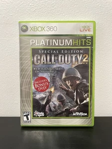 Call Of Duty 2 Special Edition Xbox 360 Videospiel mit Handbuch Microsoft WWII 2005 - Bild 1 von 4