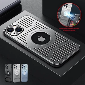 Metall Alu Hülle Für iPhone 17 16 15 14 13 12 Pro Max Handy Schutz Case Tasche - Picture 1 of 20