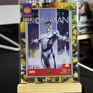 2025 Topps Chrome Marvel Gold Superior Iron Man #1 Blaster Exclusive! #IM-10 - Picture 1 of 2