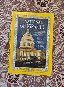 National Geographic Magazine, January 1964. US Capitol, Tristan Da Cunha, Sinai - Picture 1 of 5