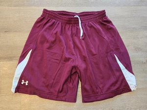 Men's Under Armour Maroon / Burgundy Athletic Shorts - Size Small - Picture 1 of 7