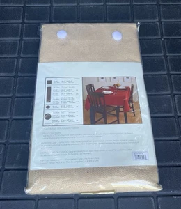 Basketweave Table Cloth Bed Bath Beyond Oblong 60 X 84 Birch Seats 6 - 8 - Picture 1 of 10