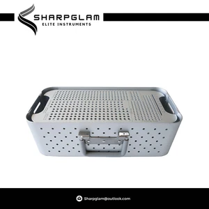 SHARPGLAM Medical Orthopedic Screw Sterilization Box Small & Large Fragment CE - Picture 1 of 6