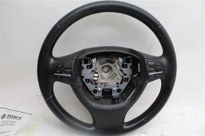 STEERING WHEEL BMW 528i 2013 13 BLACK 1098545 Foto 1 de 4