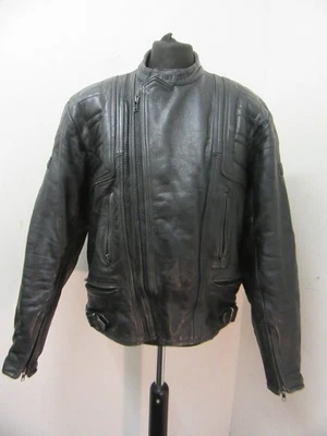 VINTAGE 80'S BELSTAFF LEATHER MOTORCYCLE TWINTRACK JACKET SIZE 48 OR XL - Image 1 of 4