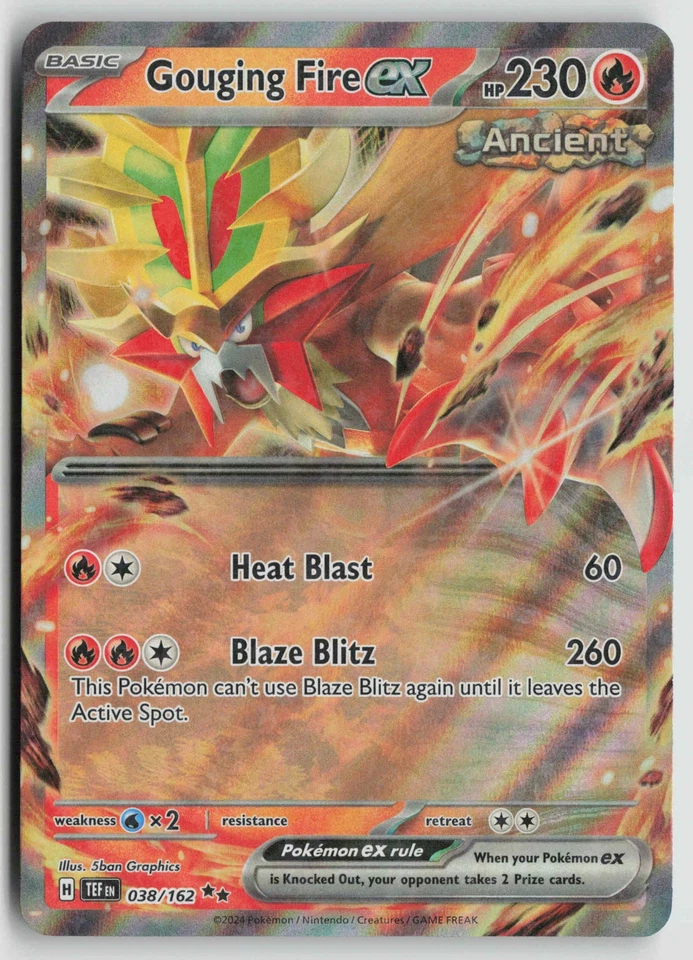 Gouging Fire ex - Double Rare SV05: Temporal Forces 038/162 NM - Image 1 of 2