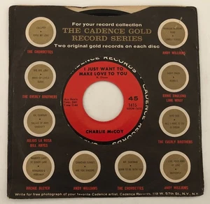 '62 Rockin Blues 45 CHARLIE MCCOY I Just Want To Make Love To You CADENCE hear - Picture 1 of 3