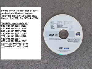 DVD Navigation VOLVO RTI France España Portugal BeNeLux UK GB 2011/2012 - Bild 1 von 1