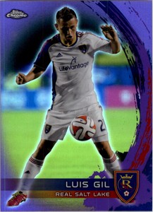 2014 Topps Chrome MLS Purple Refractors #71 Luis Gil