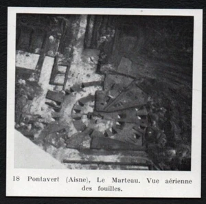 1974  --  PONTAVERT  AISNE LE MARTEAU  VUE AERIENNE DES FOUILLES   3Q776 - Picture 1 of 1