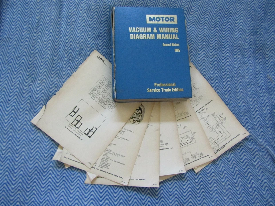 Cadillac Fleetwood Chevrolet Caprice Olds 1985 diagramas de cableado de crucero personalizados Foto 1 de 1