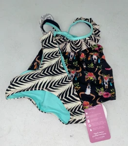 Bowie James Girls Dream Catcher 2 Piece Bikini Set Multicolor Size 9/10 - Picture 1 of 3