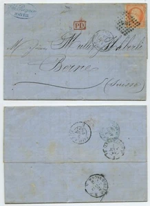 115714 - Faltbrief - Le Havre 4.8.1859 nach Berne (Suisse) - Bild 1 von 3