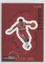 1997-98 Upper Deck Collector's Choice Stick-Ums Allen Iverson #S20 HOF