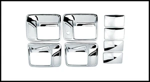 Chrome Door Handle Covers for Ford F250 F350 F450 SUPER DUTY 1999-2016 4DR - Picture 1 of 1