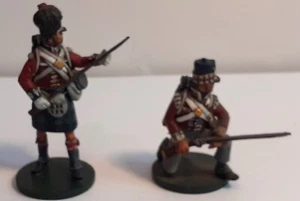 TWO 65mm ORYON METAL SCOTTISH SOLDIERS - NAPOLEONIC PERIOD - Picture 1 of 6