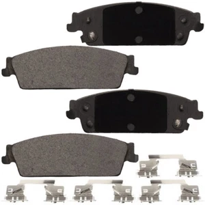 Rear Ceramic Disc Brake Pads New For Escalade Chevy Silverado GMC Sierra 1500 - Picture 1 of 5
