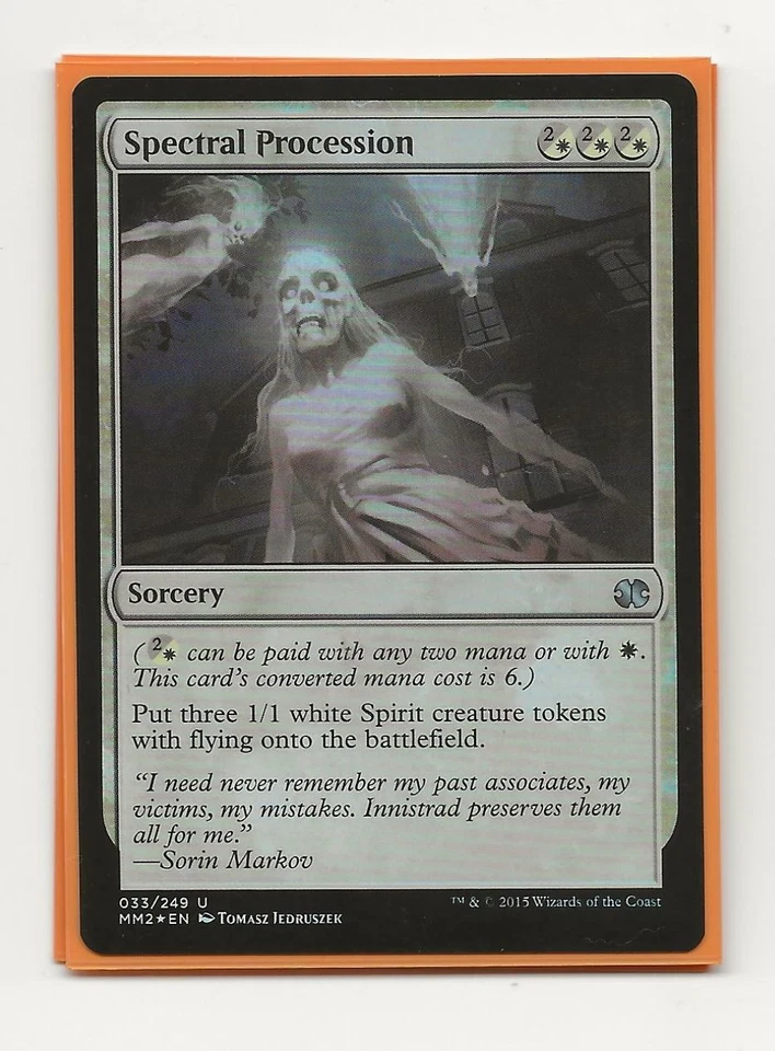 SPECTRAL PROCESSION FOIL Modern Masters Procesion Espectral Magic NM English - Imagen 1 de 1