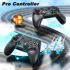 2Pack For Nintendo Switch Pro Controller - Black - Picture 1 of 8