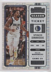 2022-23 Panini Contenders Season Ticket Spencer Dinwiddie #61