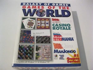 Galaxy of Games Games of The World new PC game big box CD-ROM Romtech  - Picture 1 of 2