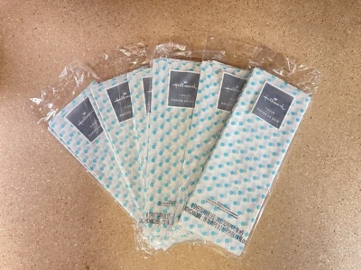Hallmark White with Blue Polka Dot Tissue Paper – 6 Sheets Per Pack 21.33 Sq Ft - Image 1 of 3