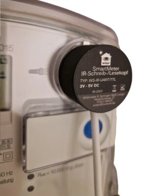 WISPR IR Schreib-Lesekopf TTL UART Smart Meter eHz Volkszähler Stromzähler SML OBIS