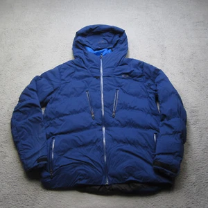 Oakley Ski Down 15K Jacket Mens XL Blue Puffer Snowboarding Hiking Hooded - Picture 1 of 22