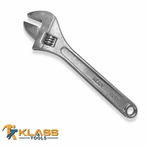 8" Heavy Duty Adjustable Wrench Sand Finish by KlassTools - Picture 1 of 3