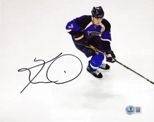 KEITH TKACHUK SIGNED ST LOUIS BLUES 8X10 PHOTO WINNIPEG JETS AUTOGRAPH BAS J98 - Picture 1 of 1