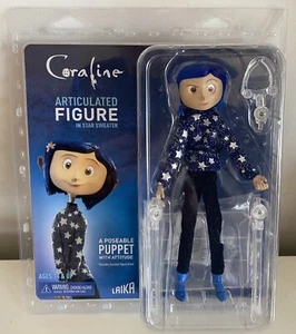 Neca Coraline In Star Sweater With Signed DAVE MCKEAN LITHOGRAPH - Picture 1 of 5