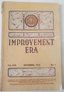 Nov 1913, Improvement Era, YM MIA, Priesthood, LDS Schools, Magazine - Picture 1 of 4