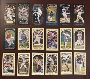 2011-12 Topps Qypsy Queen, Champions & Ginter Lot (Mantle, Cobb, Ruth, Aaron) - Picture 1 of 12