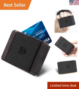 Minimalist Unisex Credit Card Holder - Smart Pull Tab and Transformable Design - Picture 1 of 9