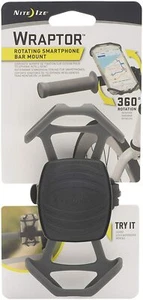 NITE IZE WRAPTOR DREHBARE SMARTPHONE BARHALTERUNG FÜR FAHRRÄDER, KINDERWAGEN, TROLLEYS - Bild 1 von 8