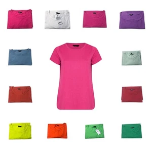 EX Yours Curve Damen T-Shirt Übergröße Kurzarm Oberteil Gr. UK 14-40 Baumwolle - Bild 1 von 27