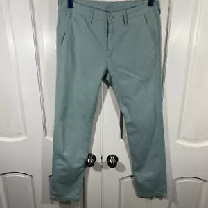 7 For All Mankind Herren 34 Slim Chino Hose Hellgrün Seafoam Neuwertig - Bild 1 von 9